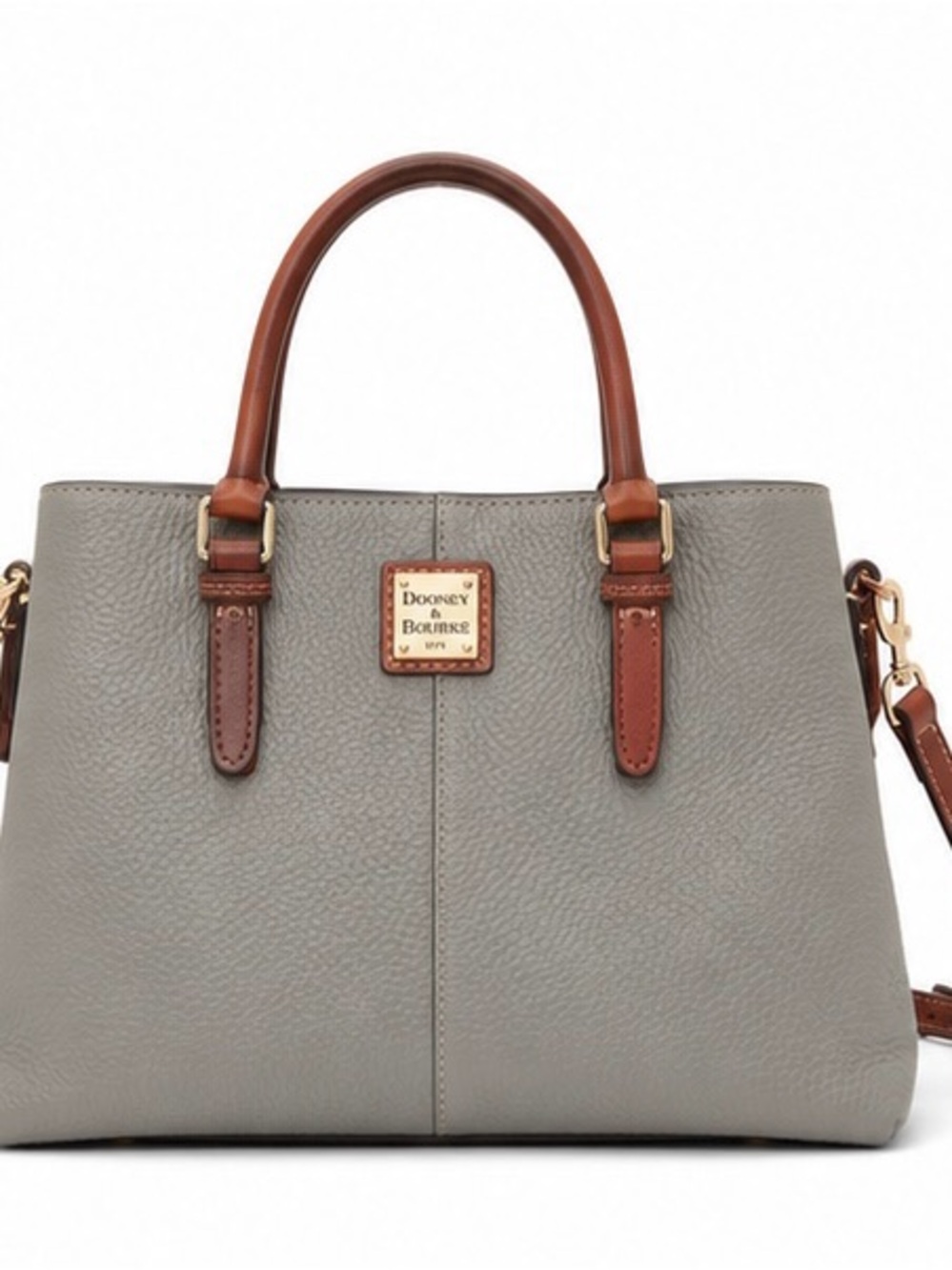 Dooney & bourke pebble grain leather satchel crossbody
